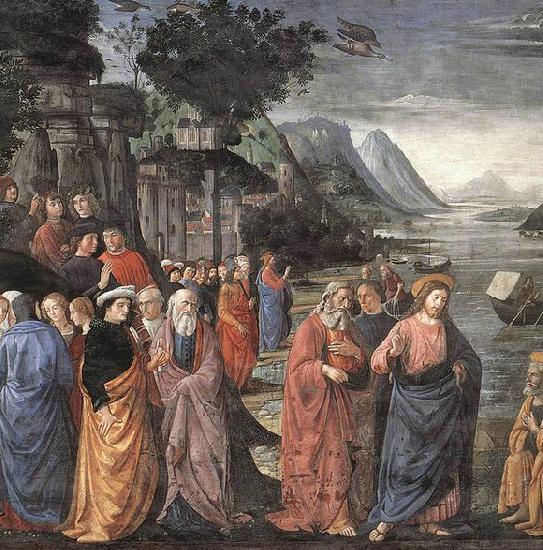 GHIRLANDAIO, Domenico Calling of the First Apostles oil painting picture